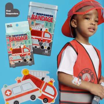 Adorable BioSwiss First Responders Bandages for Kids and Adults