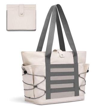 BOSTANTEN Foldable Travel Tote Bag - Waterproof & Durable for All Occasions