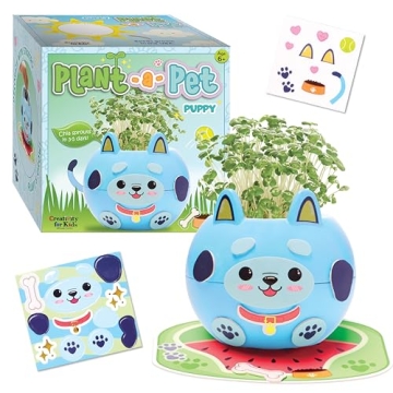 Creativity for Kids Plant-A-Pet: Puppy Toys for Girls - Small Gifts and Stocking Stuffers for Girls,...