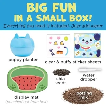 Puppy Chia Seed Plant Pet Gardening Kit for Kids