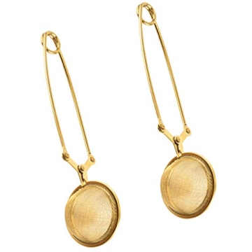 Hemoton Snap Ball Tea Strainer for Tea Lovers, 2pcs Set