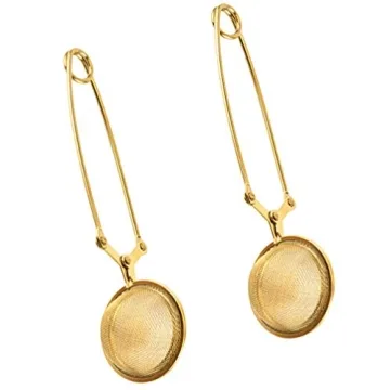 Hemoton Snap Ball Tea Strainer for Tea Lovers, 2pcs Set