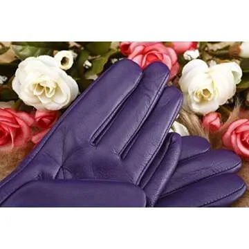 NappaNovum Women's Italian Leather Gloves for Winter Comfort