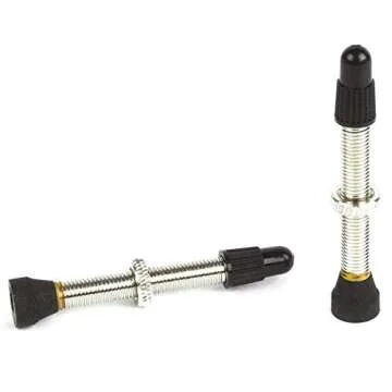 NoTubes Universal Valve for Tyre Tube Lose Up to 8 mm Presta Valve (Pair) (Road) – Silver, 55 Mm