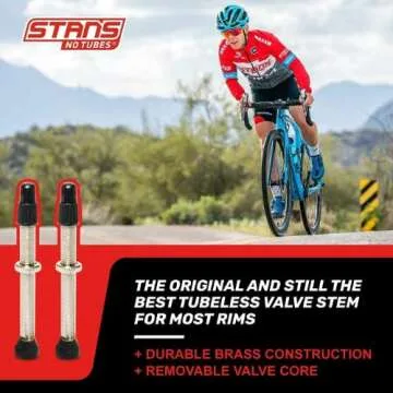 NoTubes Universal Valve for Tyres Compatible With 8 mm