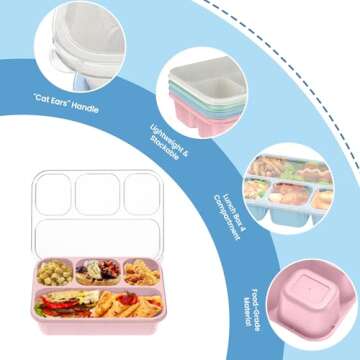 Yumuk Bento Box Adult Lunch Set - Eco-Friendly Meal Prep Containers