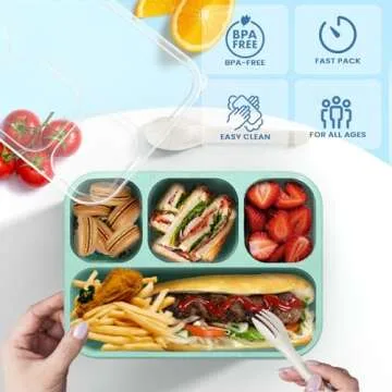 Yumuk Bento Box Adult Lunch Set - Eco-Friendly Meal Prep Containers