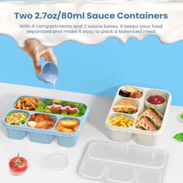 Yumuk Bento Box Adult Lunch Set - Eco-Friendly Meal Prep Containers