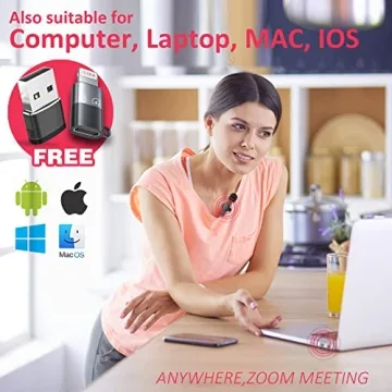 Aisizon Wireless Clip Mic for iPhone 15 and Smartphones