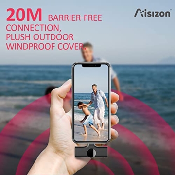 Aisizon Wireless Clip Mic for iPhone 15 and Smartphones