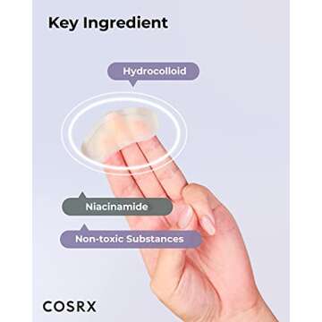 COSRX Master Patch Intensive | Oval-Shaped Hydrocolloid Pimple Patch with Tea Tree Oil & Salicylic Acid | Quick & Easy Blemish, Zit, Spot Treatment (10 Patches (X-Large), 10, Count)