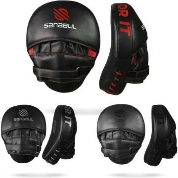 Curved Boxing MMA Punching Mitts for Effective Training