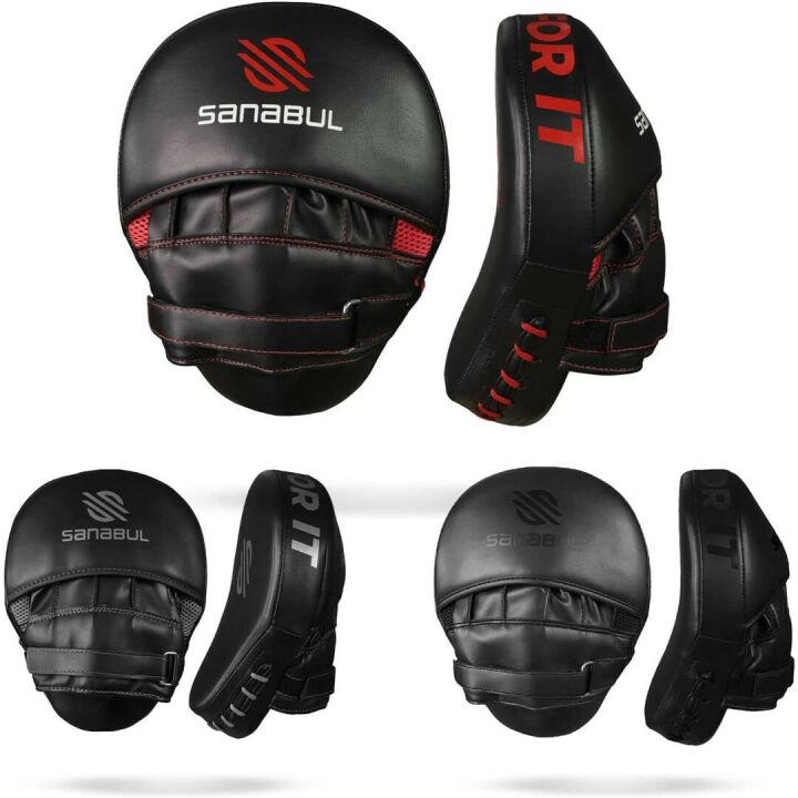 Curved Boxing MMA Punching Mitts for Effective Training