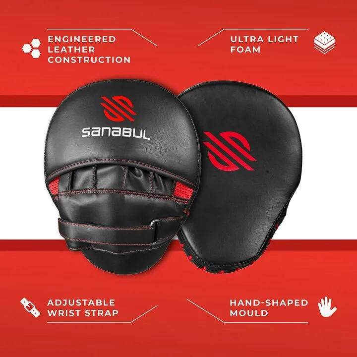 Curved Boxing MMA Punching Mitts for Effective Training