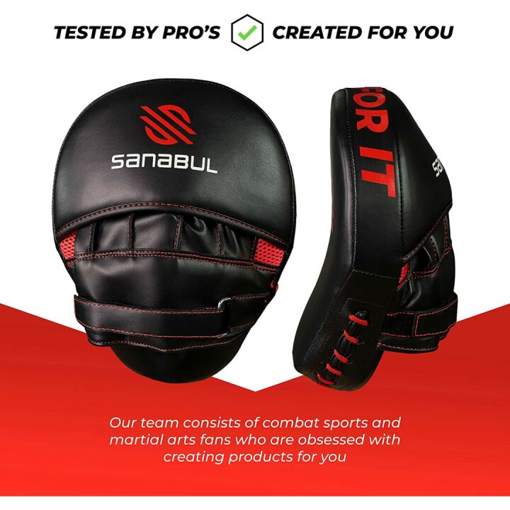 Curved Boxing MMA Punching Mitts for Effective Training