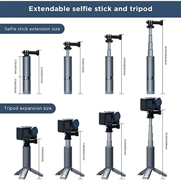 CYNOVA Osmo Action Mini Tripod: Versatile & Waterproof