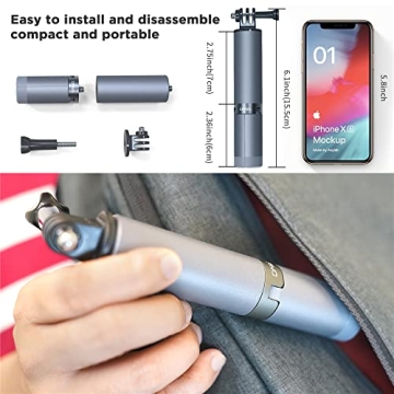 CYNOVA Osmo Action Mini Tripod: Versatile & Waterproof