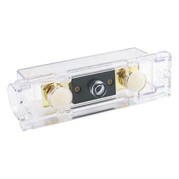 Baomain Electrical Protection ANL Fuse Holder Kit for Car Vehicles Audio System RoHS with 400Amp ANL Fuses (ANL 400A) (1 x Holder，1 x Fuses)