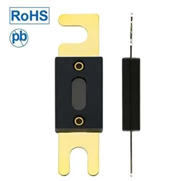 Baomain Electrical Protection ANL Fuse Holder Kit for Car Vehicles Audio System RoHS with 400Amp ANL Fuses (ANL 400A) (1 x Holder，1 x Fuses)