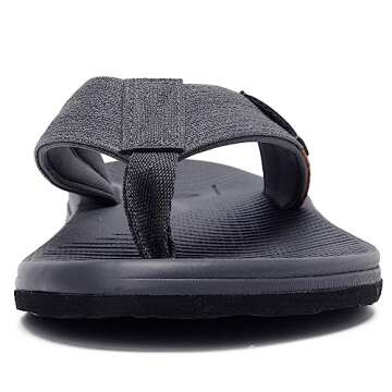 QUICK SURF Men Flip Flops with Arch Support for Outdoor Fun