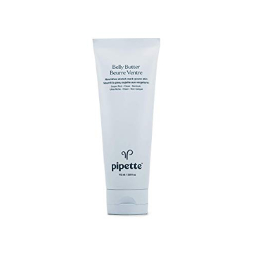 Pipette Belly Butter - Stretch Mark Cream for Pregnancy & Nourished Skin, 3.8 fl oz