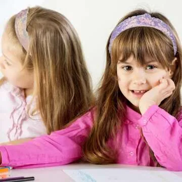 Sparkly 2pcs Sequin Headbands for Girls and Women