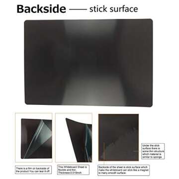 Whiteboard Sheets - Reusable Dry Erase Stickers for All