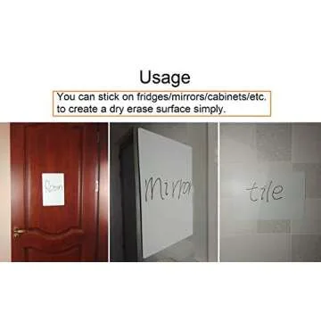 Whiteboard Sheets - Reusable Dry Erase Stickers for All