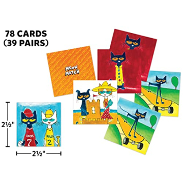 Edupress Pete the Cat Meow Match Game for Kids