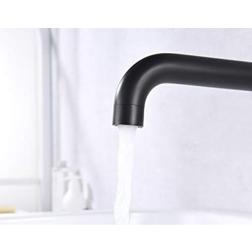 Sumerain Wall Mount Tub Filler in Matte Black