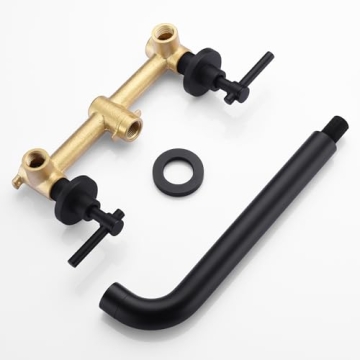 Sumerain Wall Mount Tub Filler in Matte Black