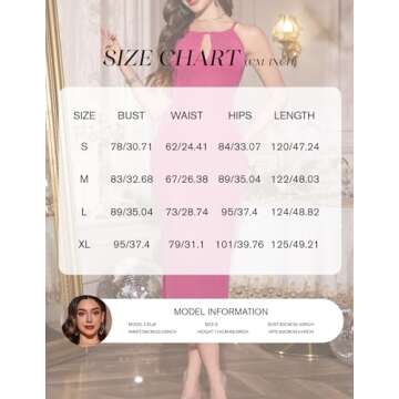 BeryLove Cocktail Evening Sequin Prom Dress Formal Wedding Guest Glitter Sparkly Long Dresses Sparkly Birthday Bodycon Dress 0032 Rose Red L