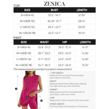 ZESICA Women's Summer Two Piece Sweater Lounge Sets Casual Knit Trendy Tunic and Shorts Outfits Rose Red L