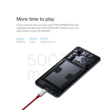 OnePlus Nord N30 5G | Unlocked Android Smart Phone | 6.7" LCD Display | 8 +128GB | 5000 mAh Battery | 50W Fast Charging | 108MP Camera | Chromatic Gray (Renewed)