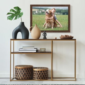 Gallery Solutions 20x30 White Wood Frame for Art Display