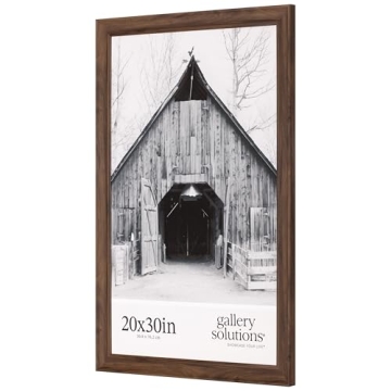 Gallery Solutions 20x30 White Wood Frame for Art Display