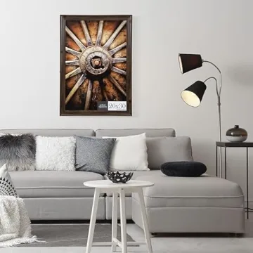 Gallery Solutions 20x30 White Wood Frame for Art Display