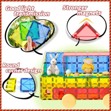 Goodtiles Magnetic Building Blocks for Kids 3-7