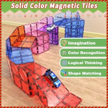 Goodtiles Magnetic Building Blocks for Kids 3-7