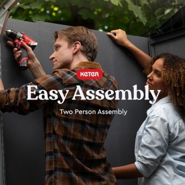 Keter Premier Resin Outdoor Storage Shed - Durable & Stylish