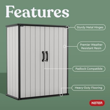 Keter Premier Resin Outdoor Storage Shed - Durable & Stylish