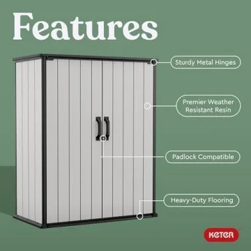 Keter Premier Resin Outdoor Storage Shed - Durable & Stylish