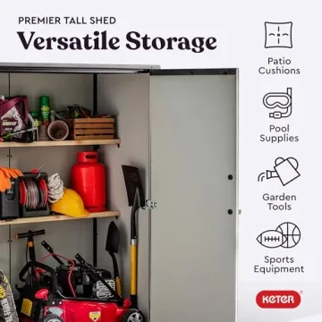 Keter Premier Resin Outdoor Storage Shed - Durable & Stylish