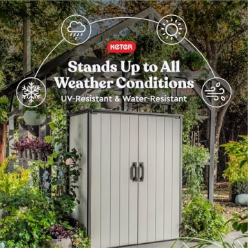 Keter Premier Resin Outdoor Storage Shed - Durable & Stylish