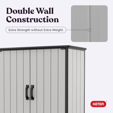 Keter Premier Resin Outdoor Storage Shed - Durable & Stylish