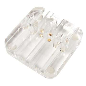 russell+hazel Acrylic Cable Manager for Desktop Organization