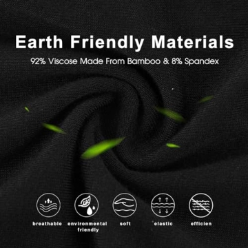 BAMBOO COOL Men's Boxer Briefs Soft Comfortable 6 Pack X-Large