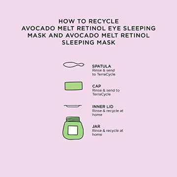 Glow Recipe Avocado Melt Retinol Sleeping Mask - Creamy Revitalizing + Exfoliating Wash-Off or Overnight Face Mask with Matcha, PHA - Sulfate, Paraben + Cruelty-Free, Vegan (70ml / 2.4oz)