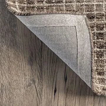 Stylish Rugs USA Melrose Checked Wool Area Rug