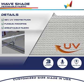 Windscreen4less Retractable Sun Shade for Outdoor Use